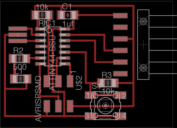 finished layout as per the tutorial