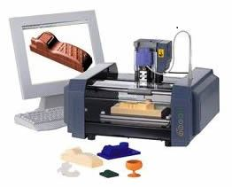 The Roland Modela which is used to 3D Mill the Modeling Wax Blocks