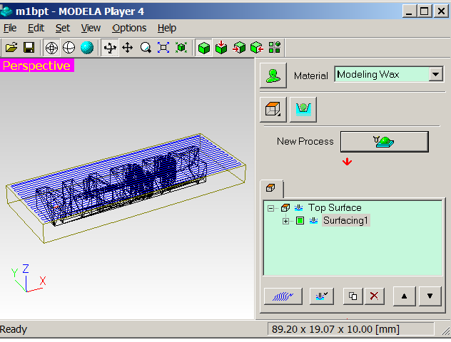 Output of Toolpath to Screen