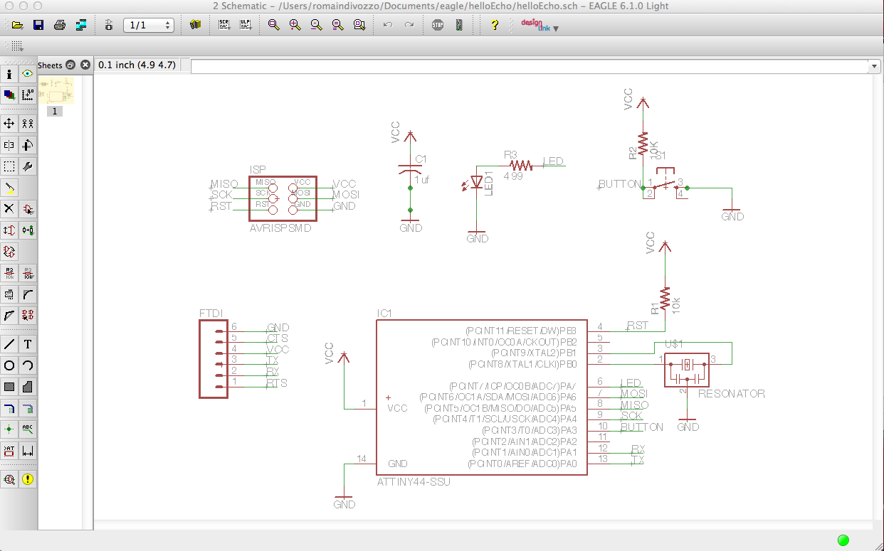 Hello Board Schematics