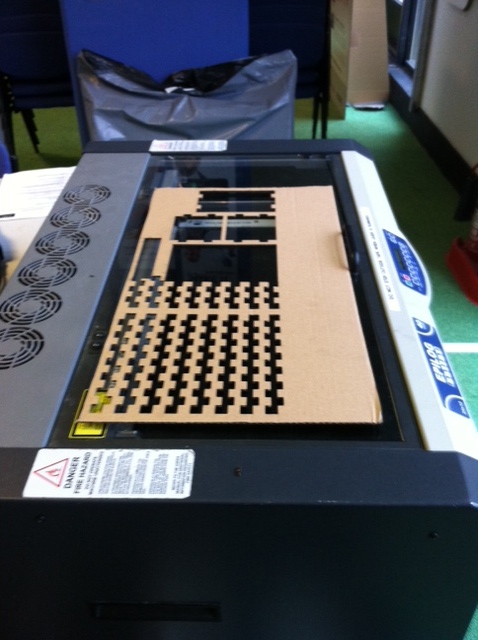 Snapfit sheet on
      Laser Cutter