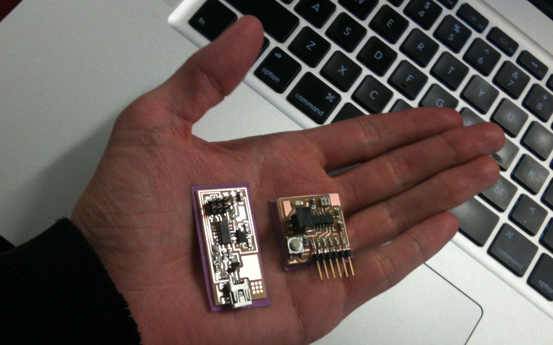 completed Hello Echo with FabISP