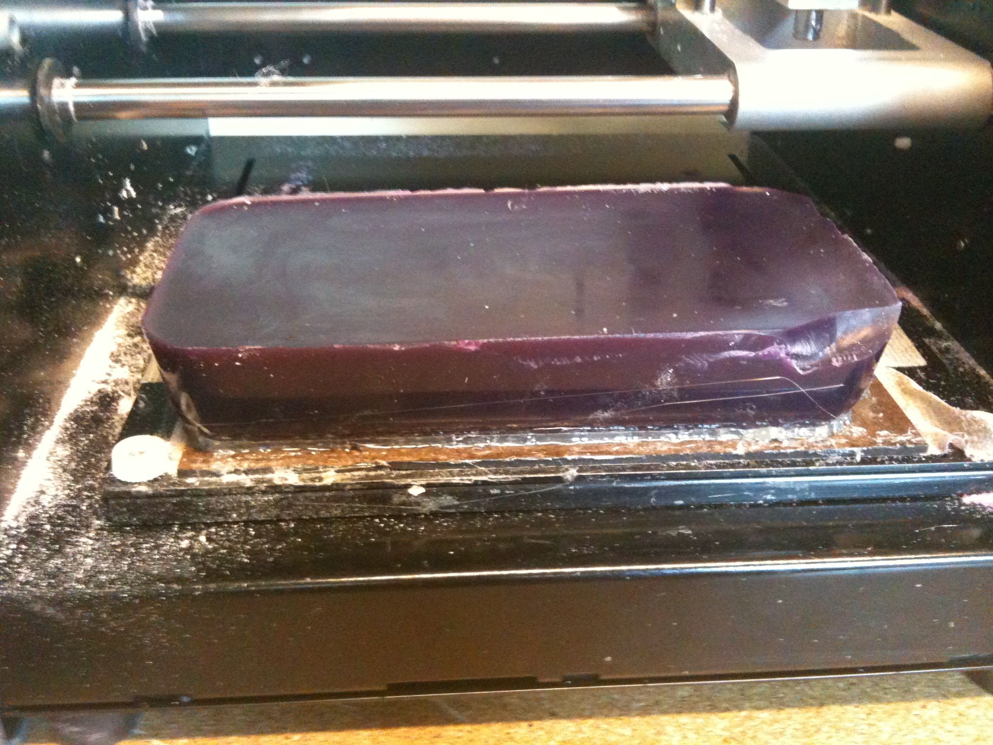 the wax is ready to mill