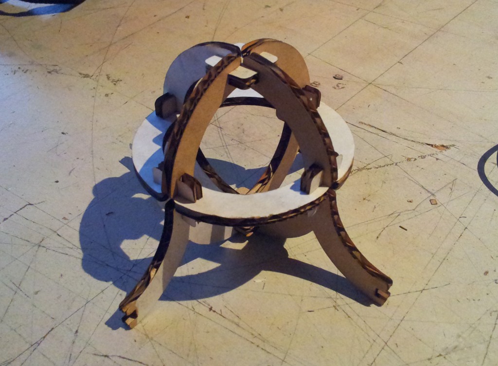 My first laser cut press-fit-kit result