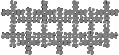 Picture of full sheet of parts