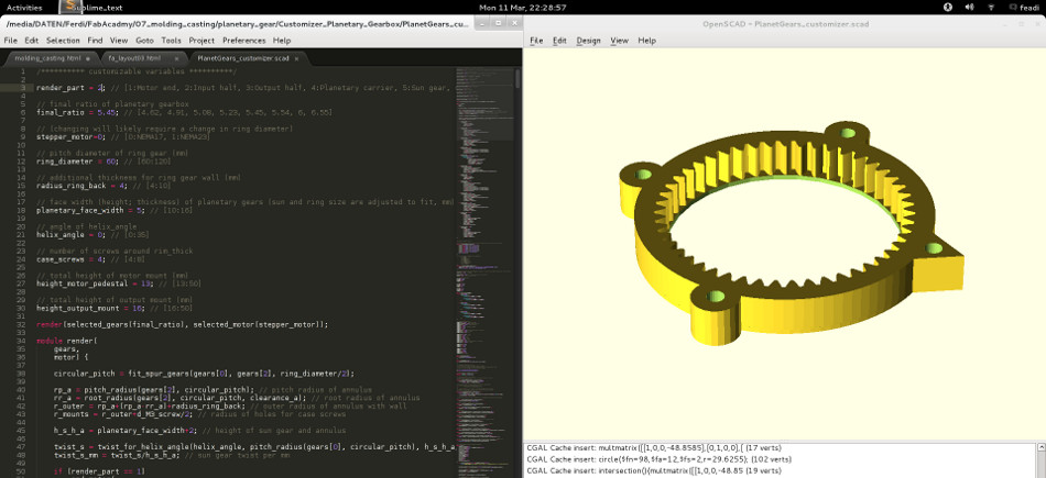 gear_openscad_sublime