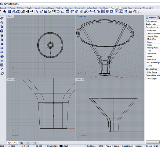 complete design on Rhino 