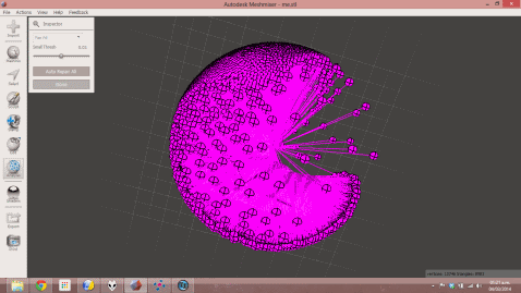 errors in meshmixer