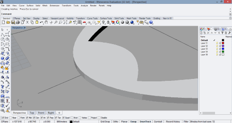 extruded design