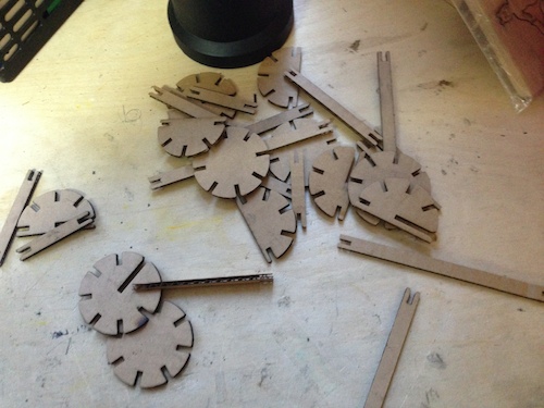 Lasercut in Cardboard
