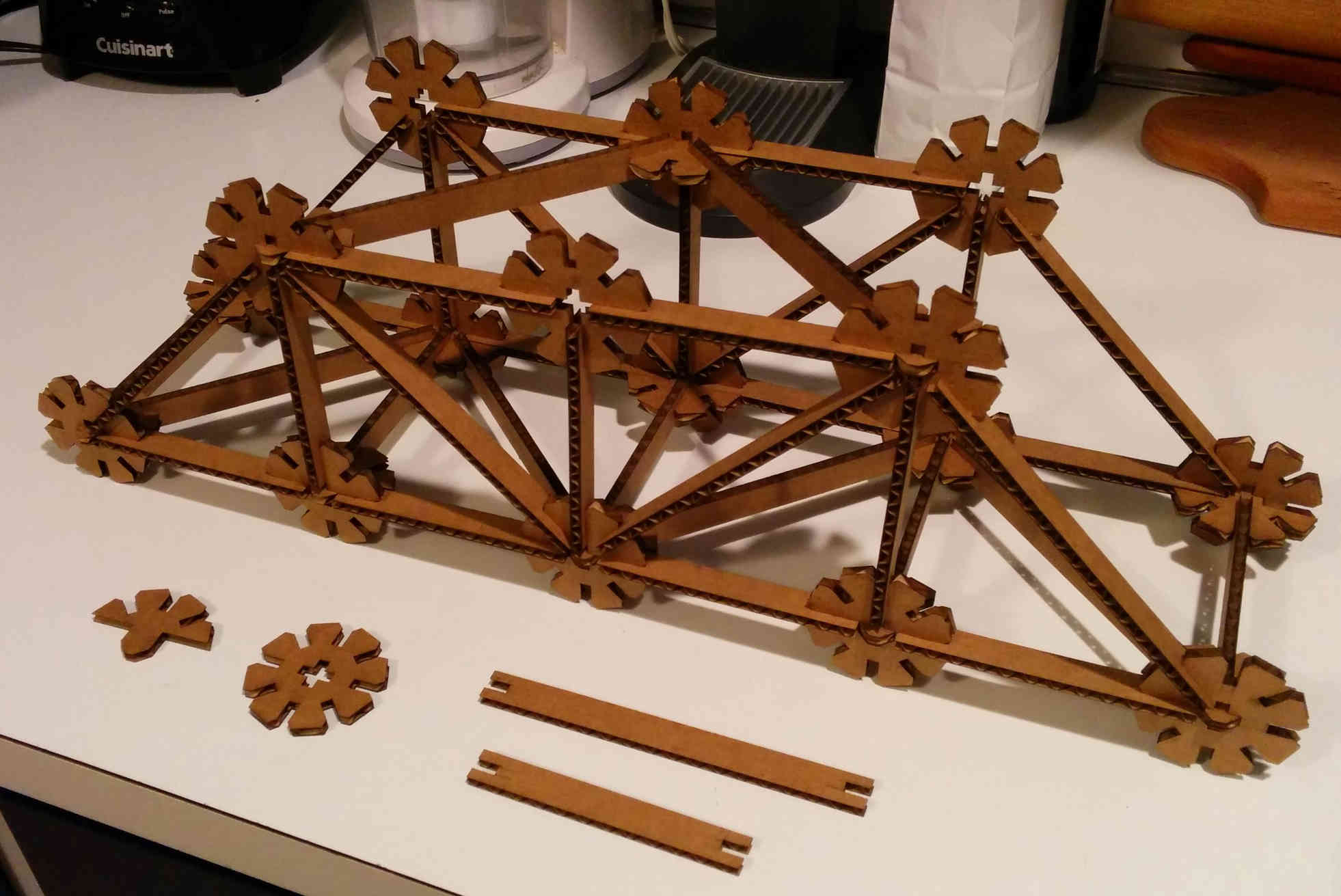 Press Fit Truss Kit and Sample Pieces