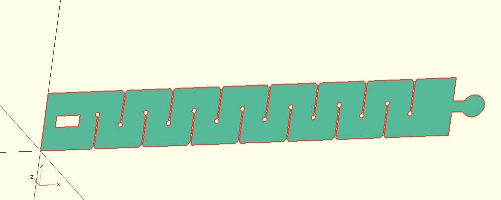 view of the parametric arm