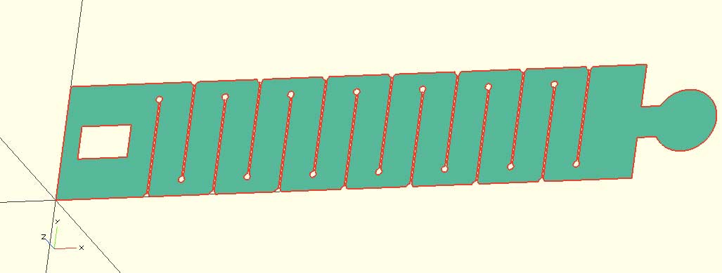view of the parametric arm
