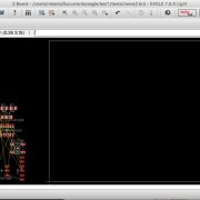 Before placing the components in EAGLE: Board view