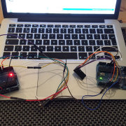 Making connections with two microprocessors