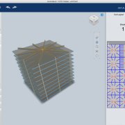 Designing (30x30 cm) honey comb core