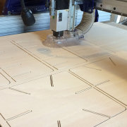 Milling the big star cabinet