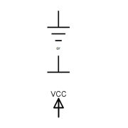 Schematic symbols: Ground | VCC Power