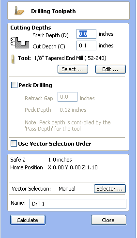 Drill Toolpath