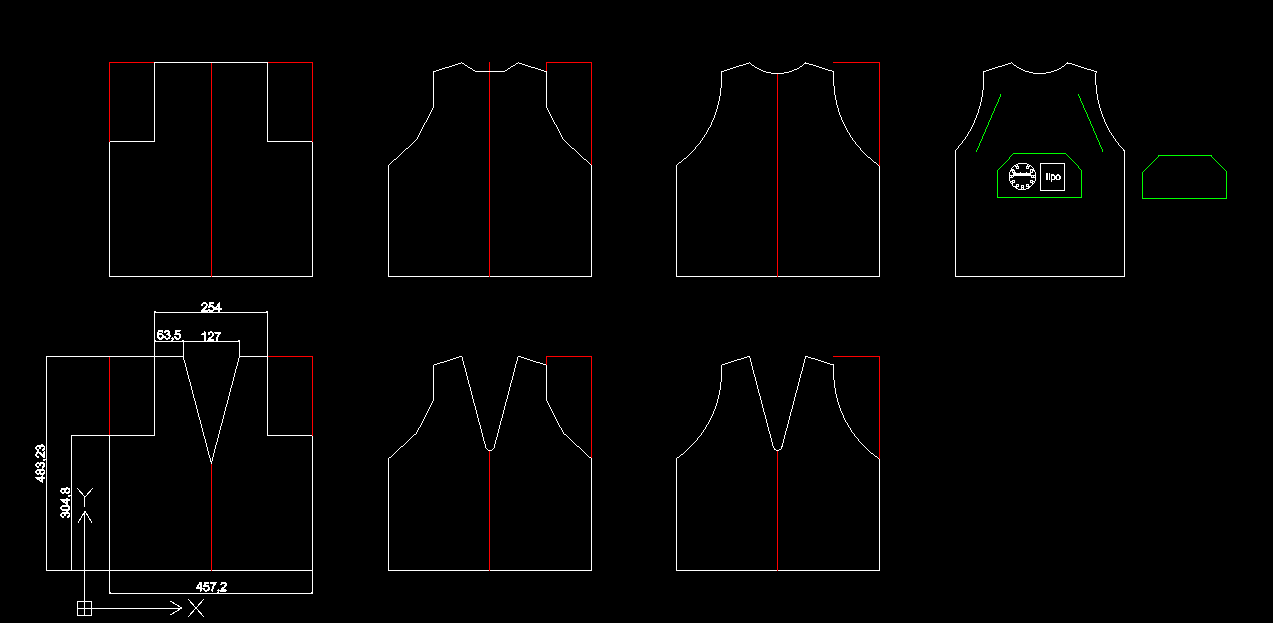 Sketching from a basic pattern