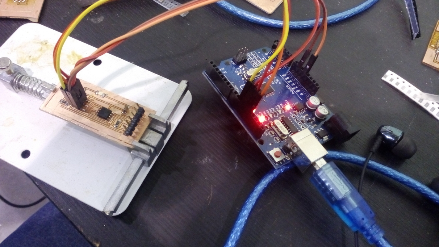 getting ready to test