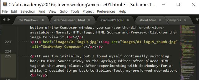 Sublime Text editor