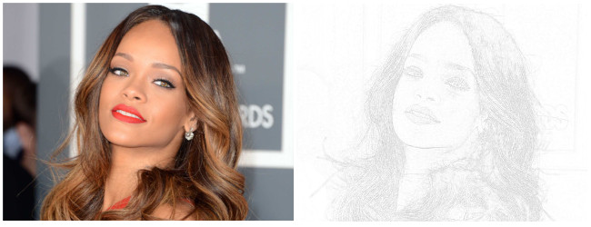 GIMP photo to sketch