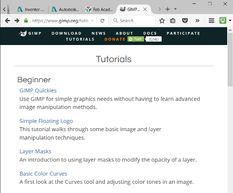 GIMP Tutorials