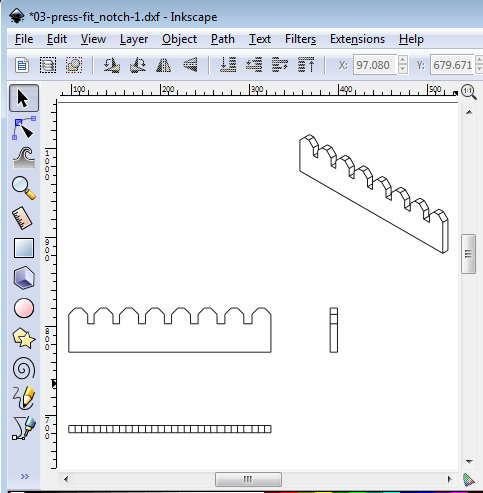 Part in Inkscape