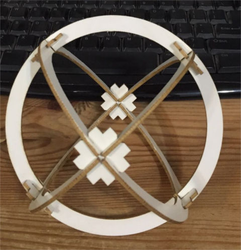 Sphere fully assembled
