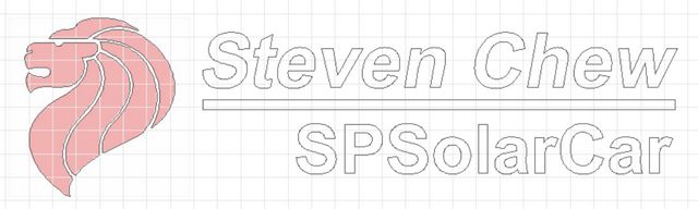 Sticker for SPSolarCar members