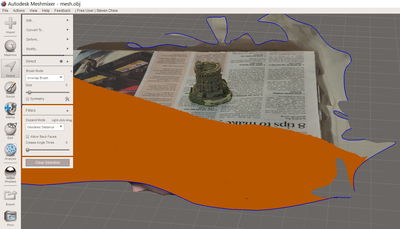 Cleaning the 3D model