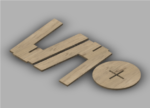 fusion 360 flatpack stool