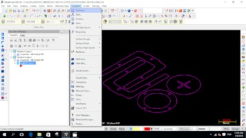 4 Select Toolpath contour
