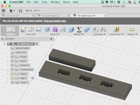 Press-fit test model