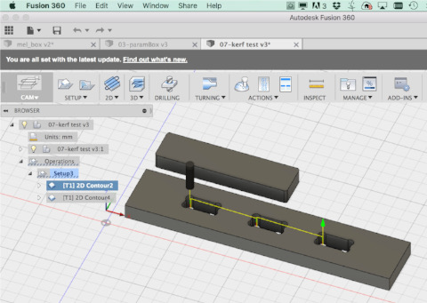 Generating CAM files for press-fit test