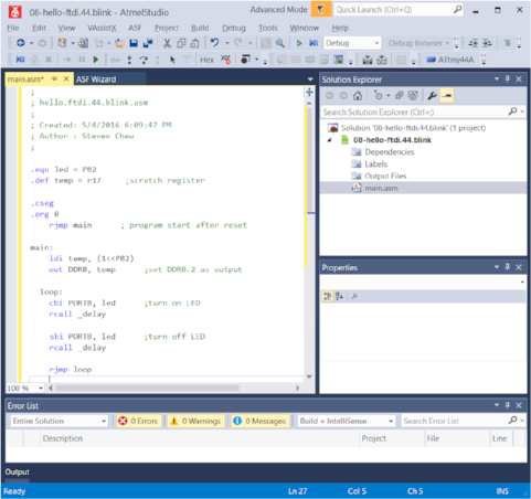 Assembly code