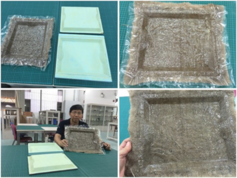 Hero moment - compression molding successfully achieved!