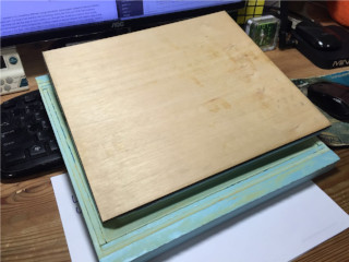 Top mold with plywood support