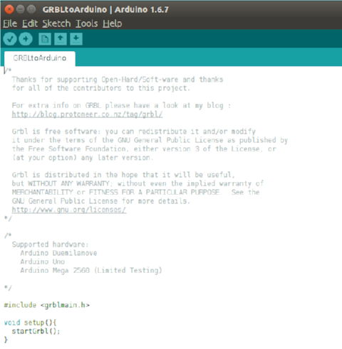 Compiling Grbl
