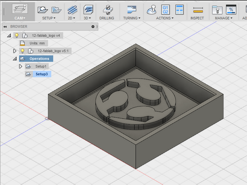 Fablab logo - Fusion 360