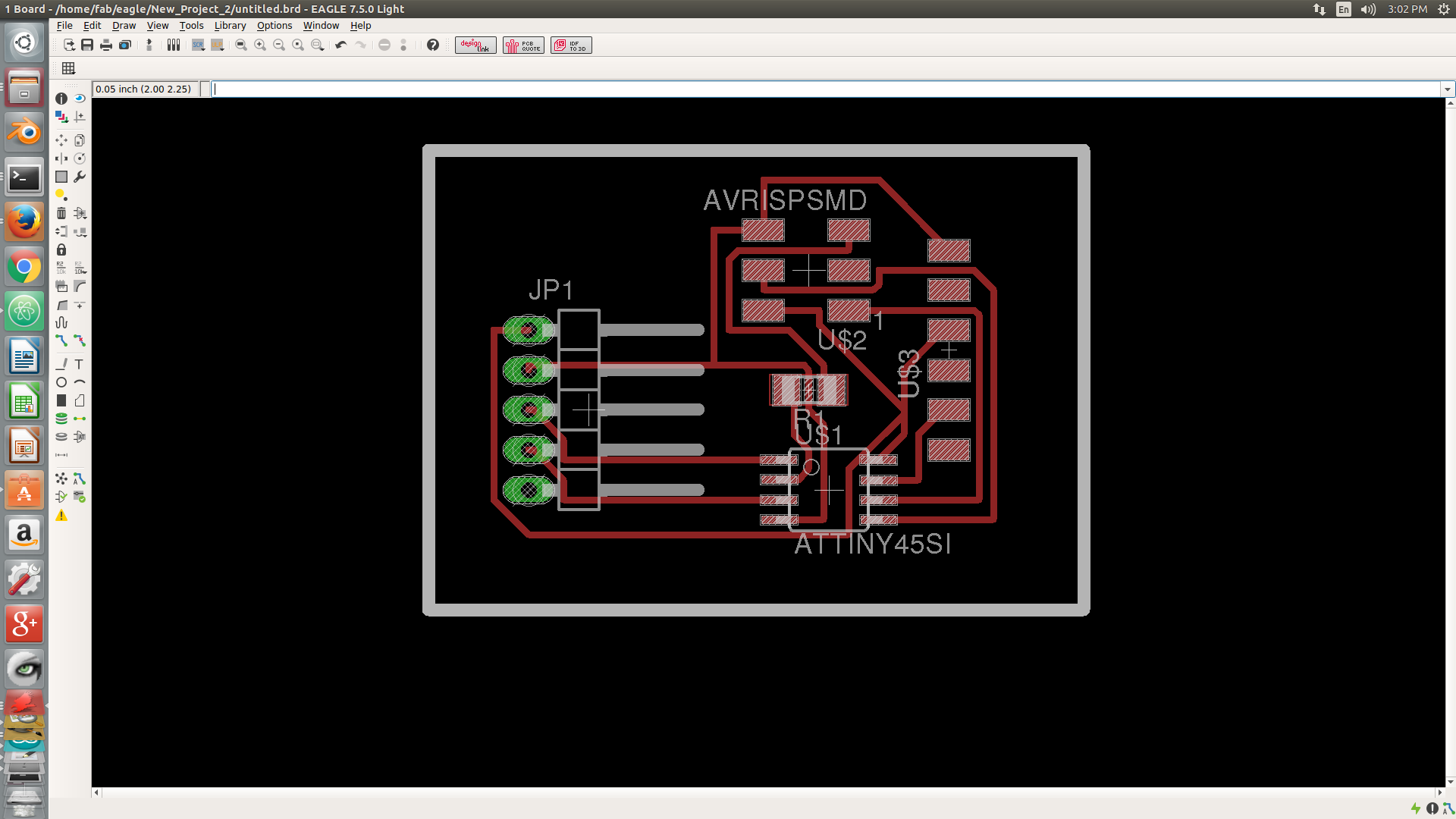 adxl 345 Accelerometer Eagle Board