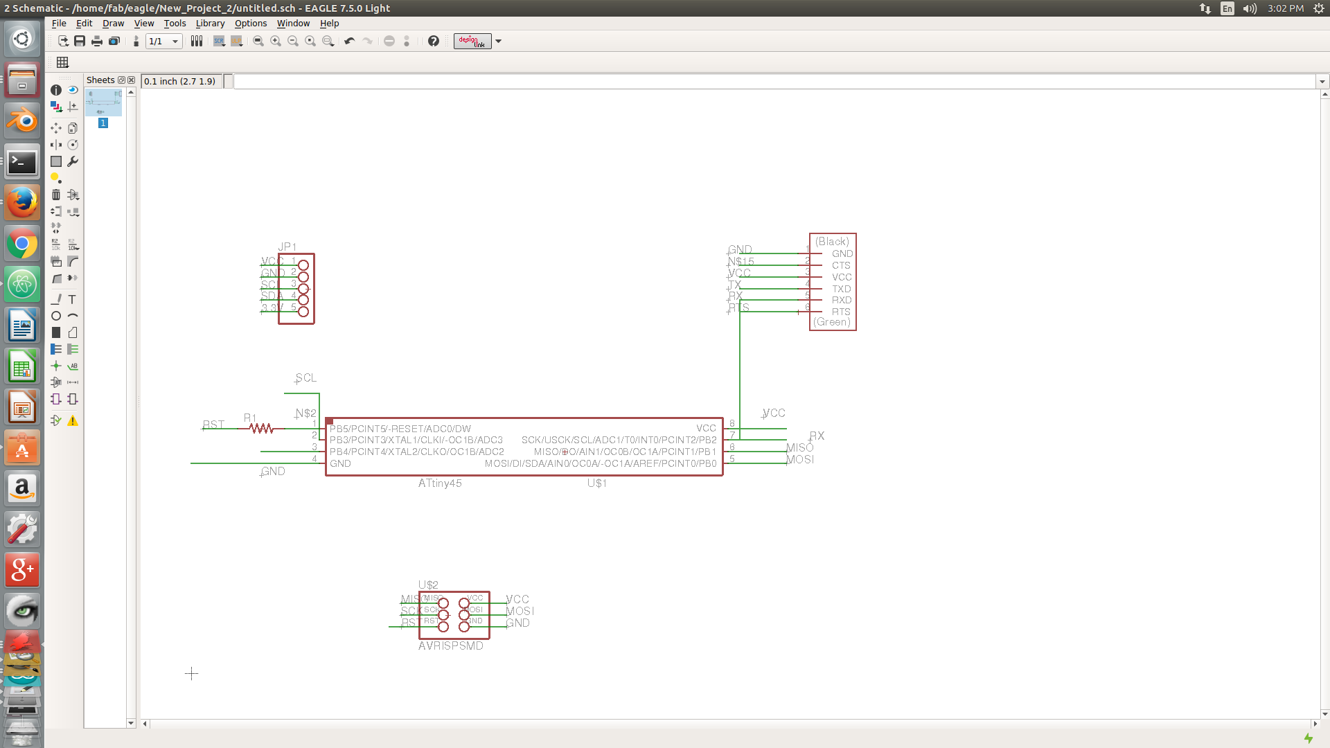 adxl 345 Accelerometer Eagle Layout