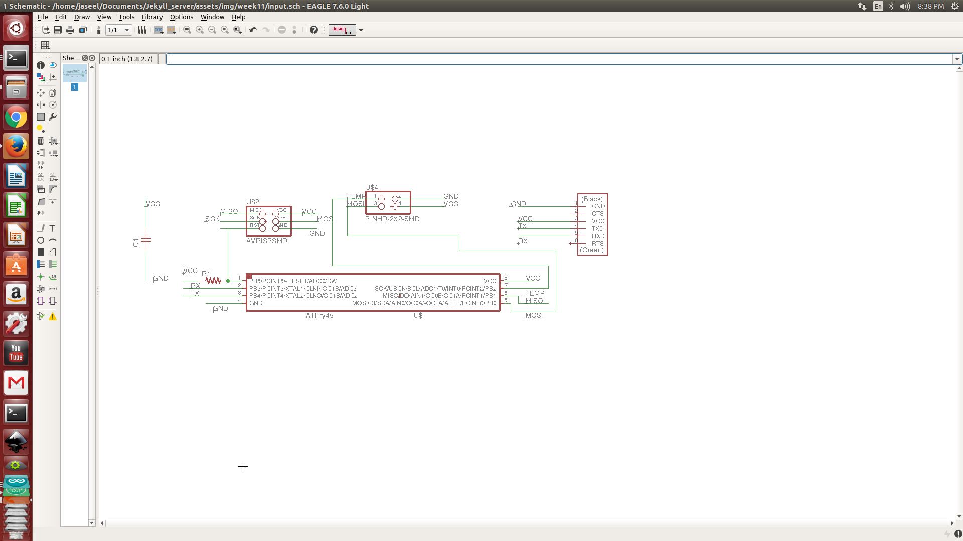Input devices temp sensor
