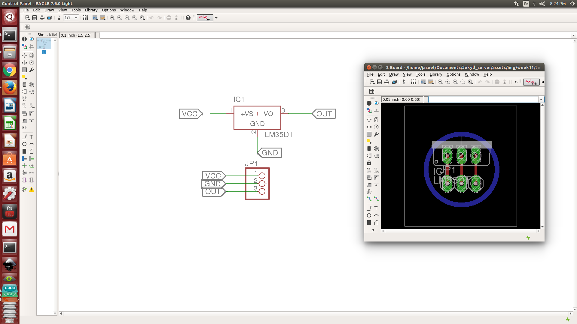 Input devices temp sensor