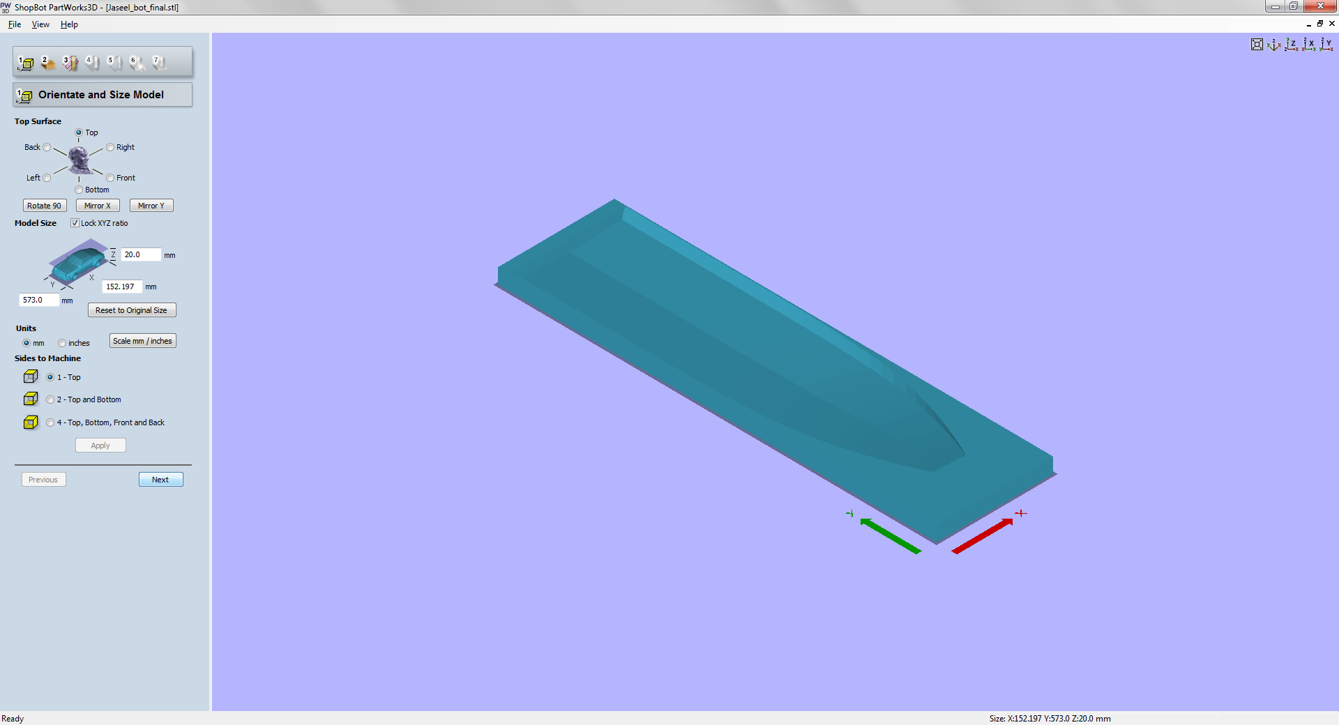 Composite Material Fab Academy Rhino Shopbot