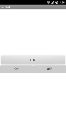 Screenshot of the final app