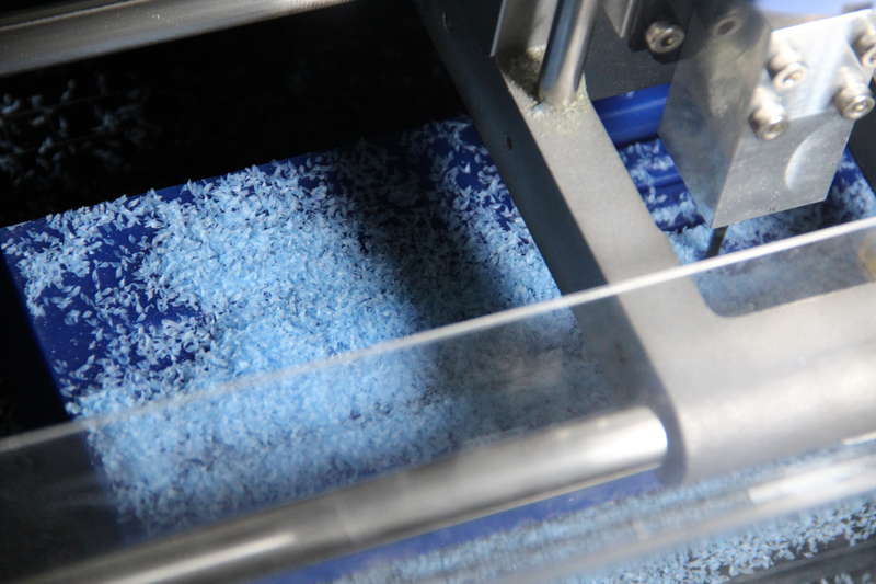 machining in progress