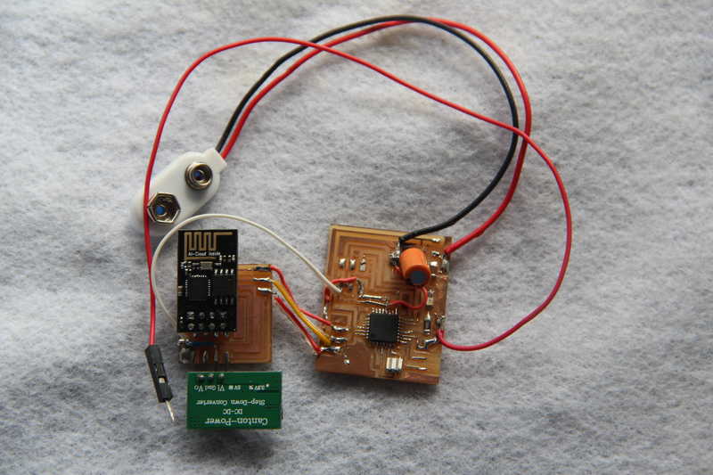 The controller and ESP board in their final look