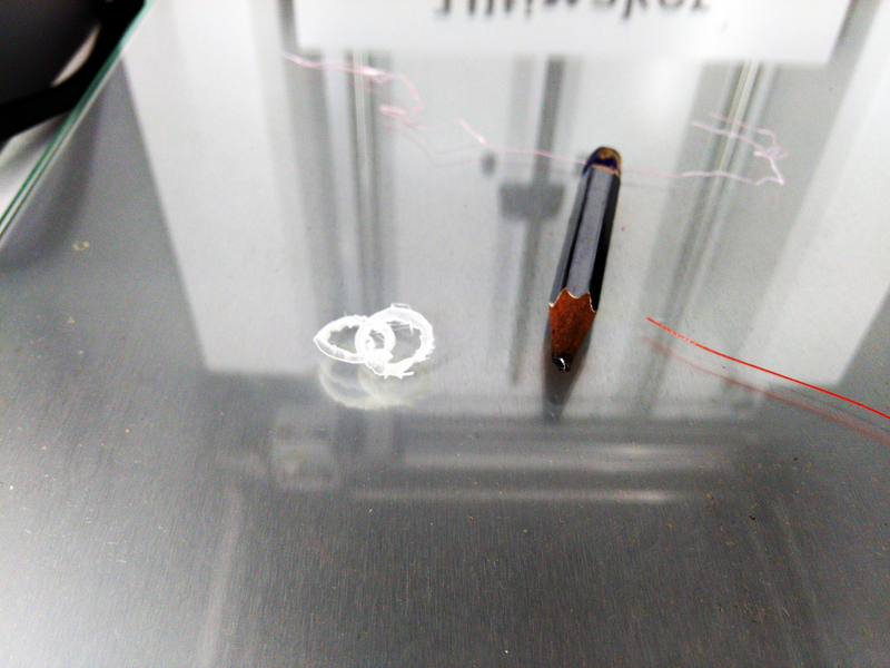 The model after removing the support 